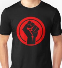Camiseta unisex Puño Socialista Rojo
