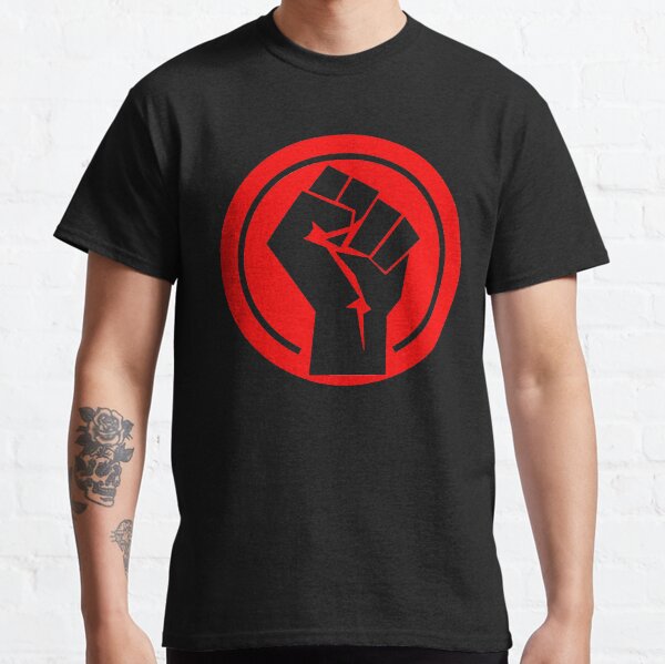 Red Socialist Fist Classic T-Shirt