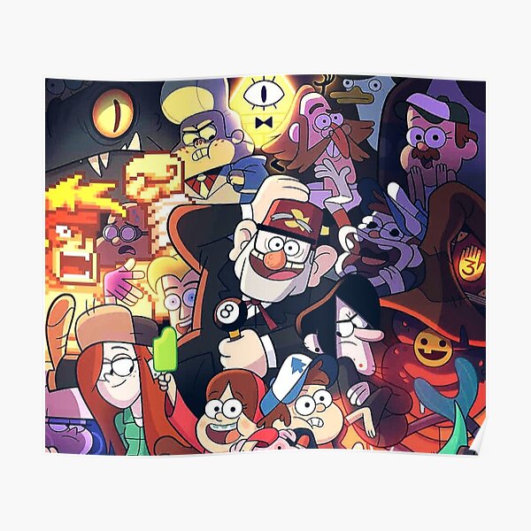 Gravity Falls Posters Redbubble