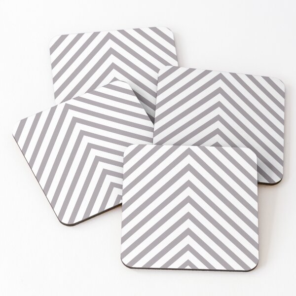 Item preview, White Chevron Stripes on a  Light Mauve Background designed and sold by squishyrainbow.