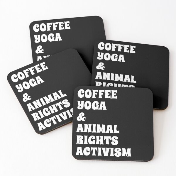 Item preview, Coffee Yoga and Animal Rights Activism designed and sold by EarlessPierre.
