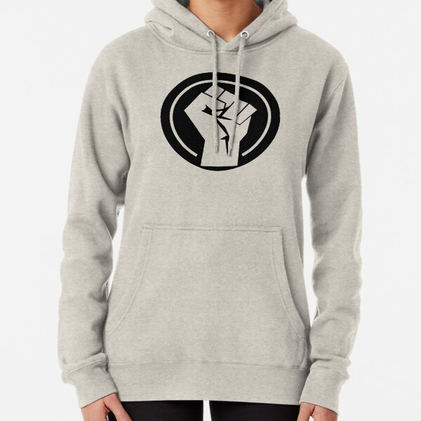 Black Socialist Fist Pullover Hoodie