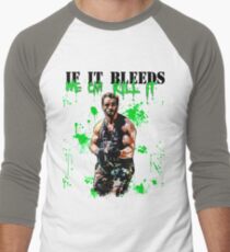 if it bleeds we can kill it Men's Baseball ¾ T-Shirt