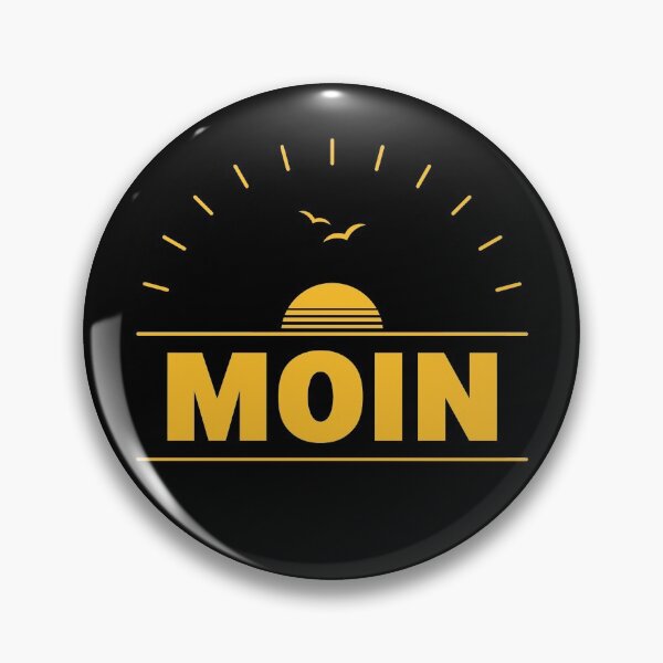 Item preview, Moin Sunrise (Low German / Plattdüütsch / Gold) designed and sold by Roderix.