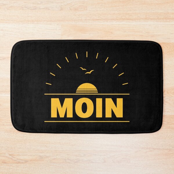 Item preview, Moin Sunrise (Low German / Plattdüütsch / Gold) designed and sold by Roderix.