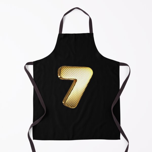 Item preview, Gold Number 7 designed and sold by ThePrintCrafty.