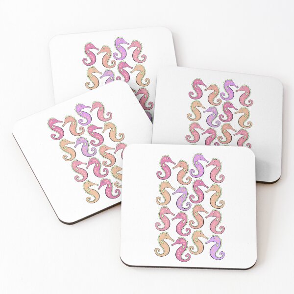 Item preview, Colorful and Cute Seahorse Pattern designed and sold by Davey's Designs.