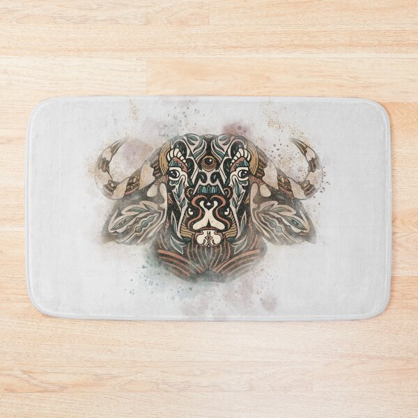 Item preview, Sacred Mandalas Spiritual Ox (Tribal Guardian Spirit Warrior) designed and sold by Ornamental Arts.