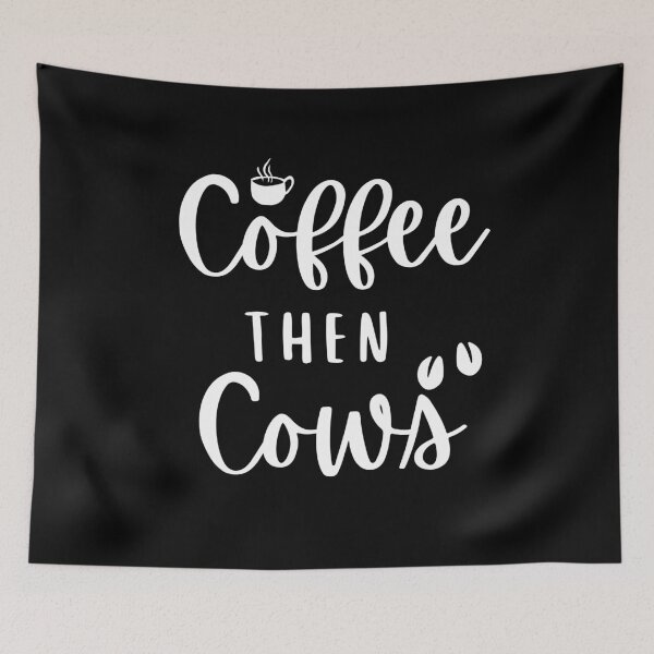 Item preview, coffee then cows designed and sold by EclairVanilla.