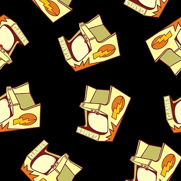 Artwork thumbnail, Arcade Machine Pattern by sifis
