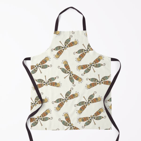 Item preview, Dragonfly Pattern on Ivory White designed and sold by simpleones.