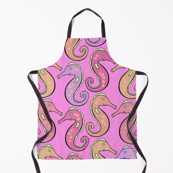 Item preview, Colorful and Cute Seahorse Pattern (pink) designed and sold by Davey's Designs.