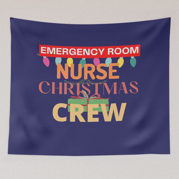 Item preview, Emergency Room Nurse Christmas Crew - Nurse Christmas Gifts designed and sold by The Full Cart.