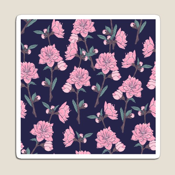 Blooming Garden Flowers Magnet