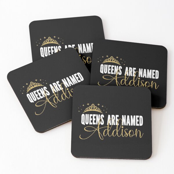 Item preview, Queens Are Named Addison Personalized First Name Girl graphic designed and sold by Grabitees.
