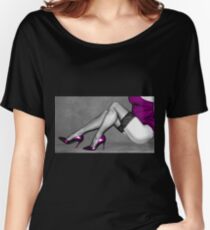 Sexy Legs in Stockings Women's Relaxed Fit T-Shirt