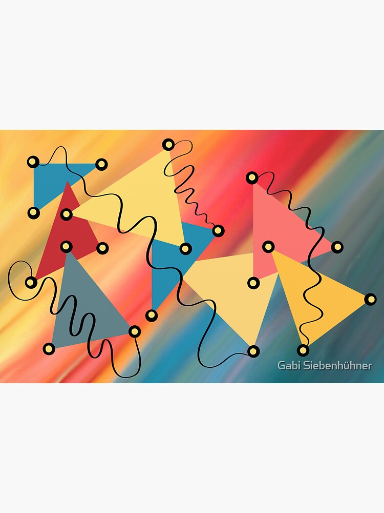 "Modern art" Sticker by gabii40 Redbubble