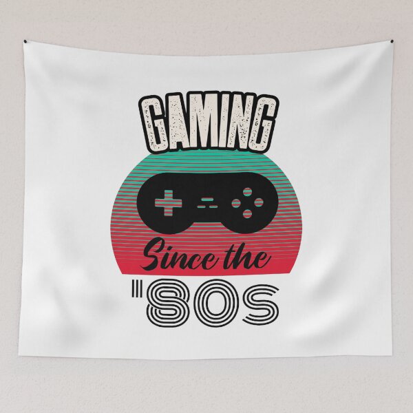 Item preview, Gaming Since The 80s Vintage Gamer T-Shirt Gift designed and sold by SzilviaHDesign.