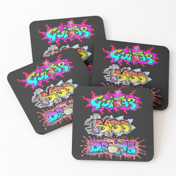 Item preview, Graffiti guitar bass and Drums by LowEndGraphics  designed and sold by LowEndGraphics.