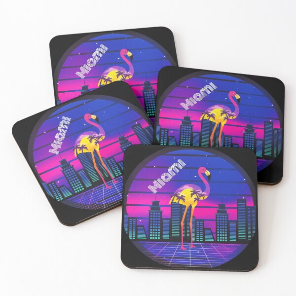 Item preview, Miami Flamingo Night designed and sold by umfhn.