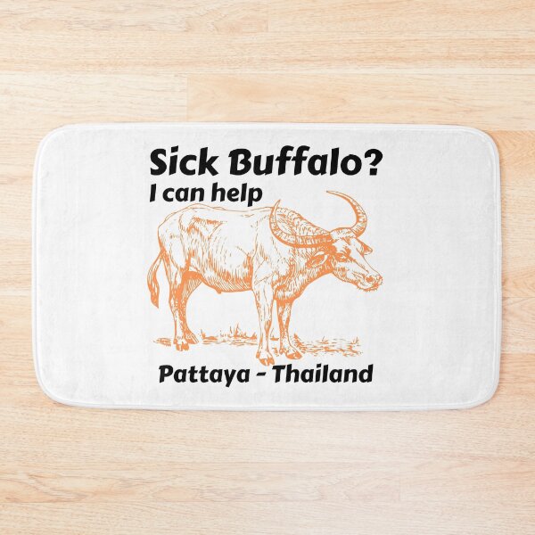 Item preview, Sick Buffalo, I can help Joke  - Pattaya Thailand designed and sold by Scubaloppy.