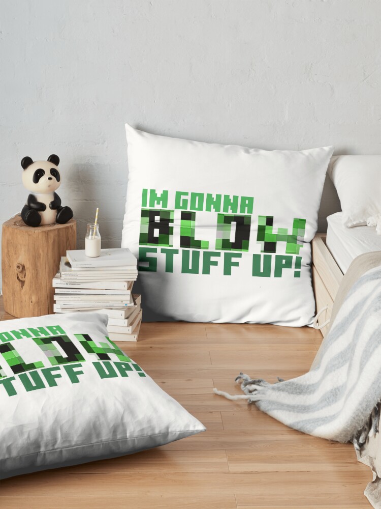 Alternate view of Blow stuff up! Floor Pillow