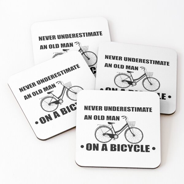 Item preview, never underestimate an old man on a bicycle designed and sold by ID01.