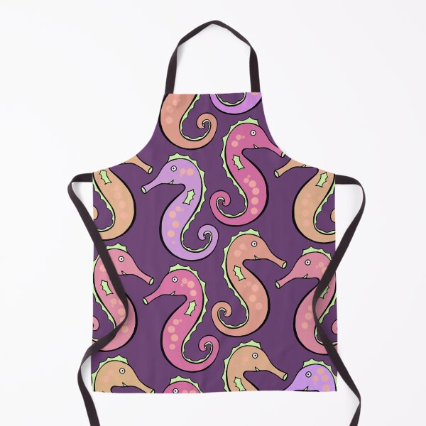 Item preview, Colorful and Cute Seahorse Pattern (purple) designed and sold by Davey's Designs.
