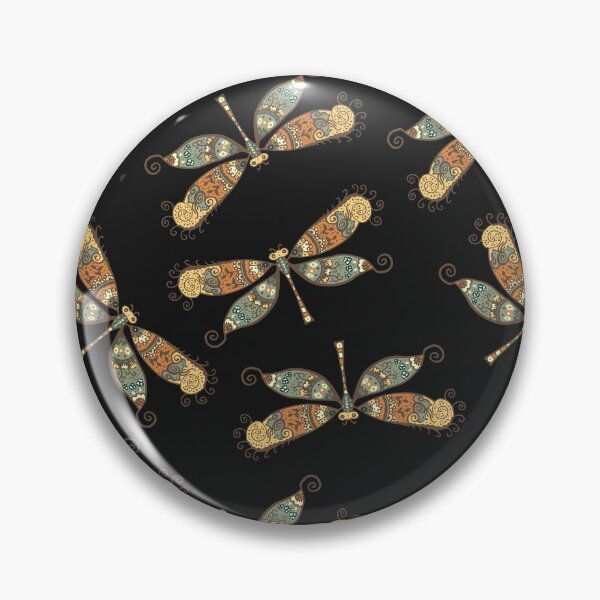 Item preview, Dragonfly Pattern on Black designed and sold by simpleones.