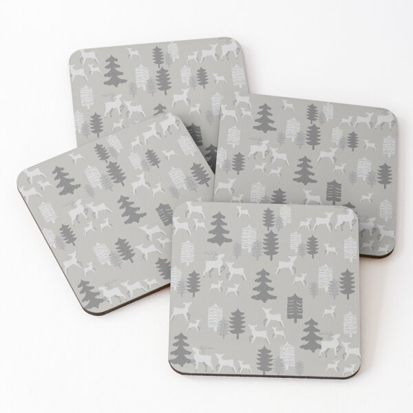 Item preview, Winter Fairytale - Snow Reindeers day time  designed and sold by Print N Stuff by Cristina Stancu.