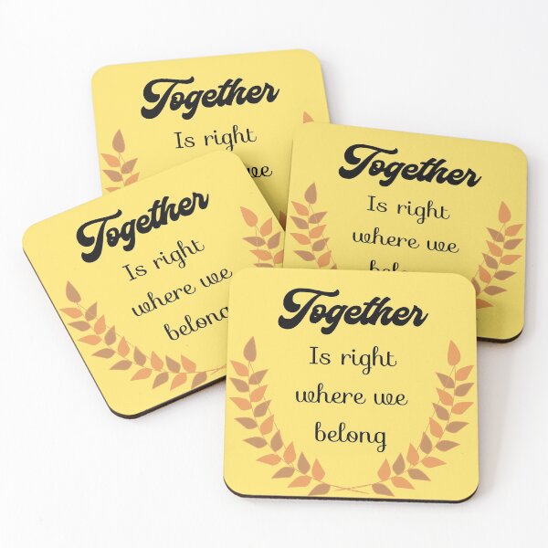 Item preview, Together is right where we belong designed and sold by Rcasadesign.
