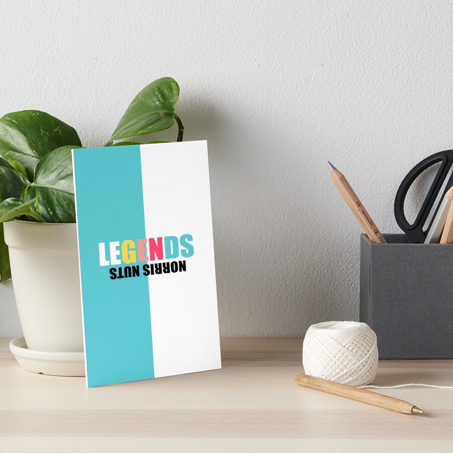 " Norris Nuts Legends Catch Me Knuckles " Art Board Print by hafid0