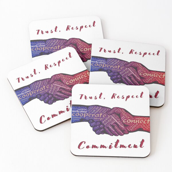 Item preview, Trust, Respect, Commitment designed and sold by G-Cafe.