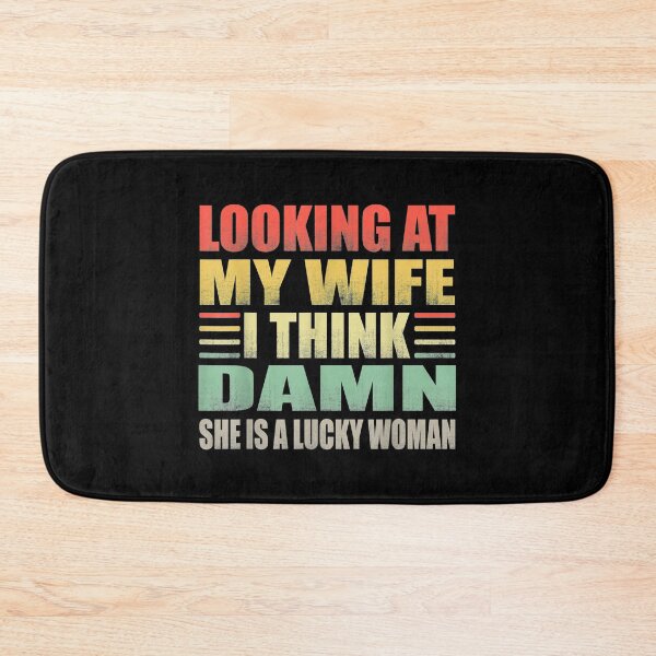 Item preview, Mens Looking at My Wife I Think Damn She is a Lucky Woman  designed and sold by Laren-Fashion.