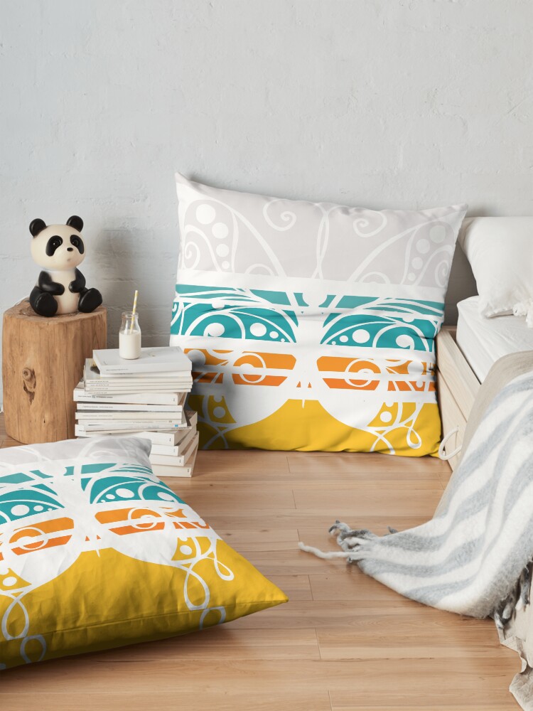 Alternate view of Butterfly Brilliance Floor Pillow