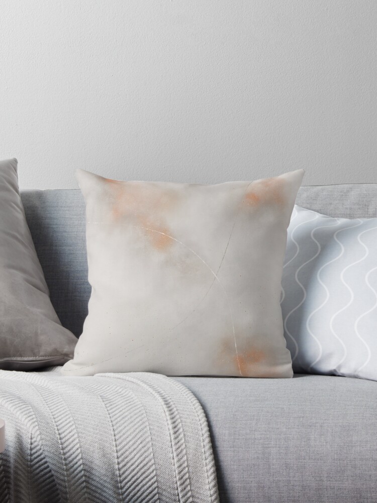 CLOUD-SHAPED THROW PILLOW - Taupe gray