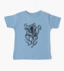 Octopus Scuba Diver Helmet Baby Tee