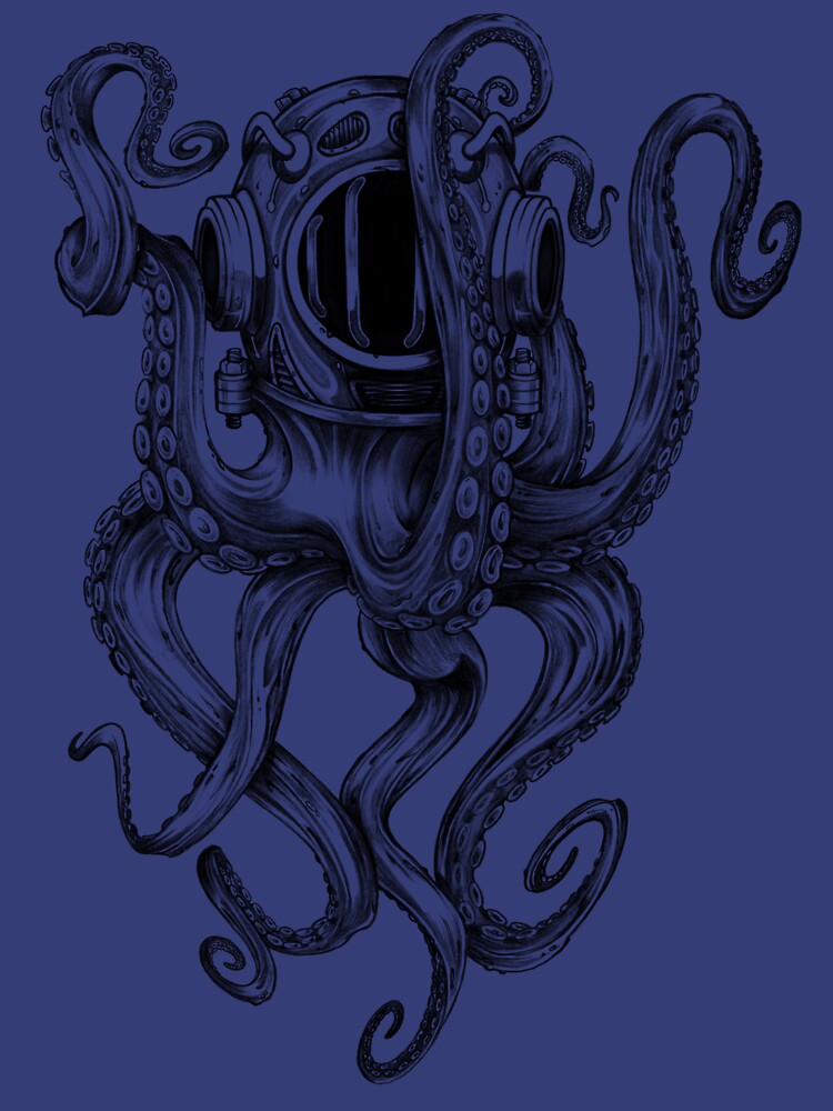 Octopus Scuba Diver Helmet by BertramSales