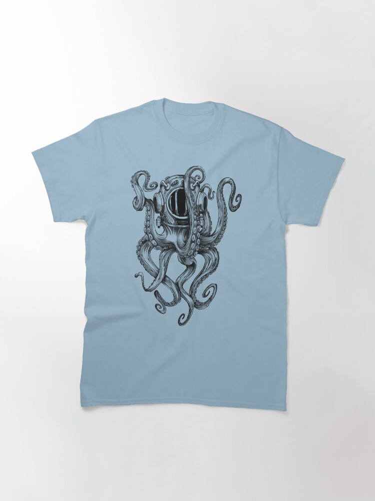 Alternate view of Octopus Scuba Diver Helmet Classic T-Shirt