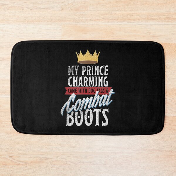 Item preview, My Prince Charming Army Wife Girlfriend Funny Tee designed and sold by Laren-Fashion.