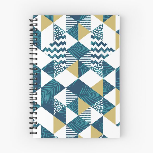 Item preview, Tropical triangles geometric pattern designed and sold by tridentfoundry.