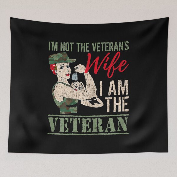 Item preview, Womens I Am The Veteran And Veterans Wife Gift  designed and sold by Laren-Fashion.
