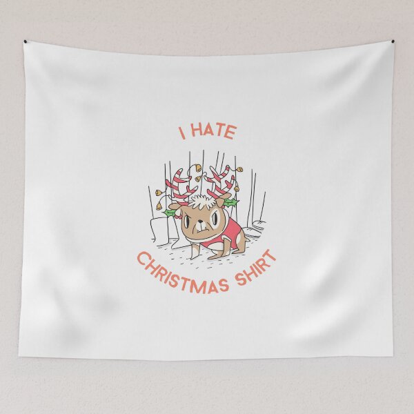 Item preview, I Hate Christmas Shirt designed and sold by unikologo.