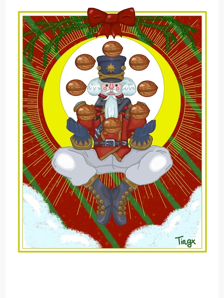 "Overwatch Nutcracker Zenyatta" Poster for Sale by Tingx Redbubble