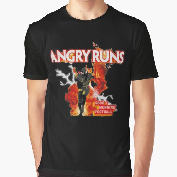 Angry Runs Guten Morgen Fußball Grafik T-Shirt