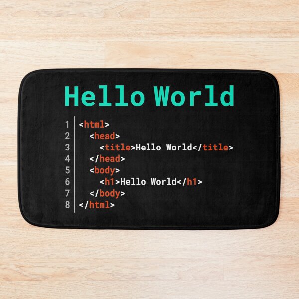 Item preview, Hello World | HTML designed and sold by GamerGetup.