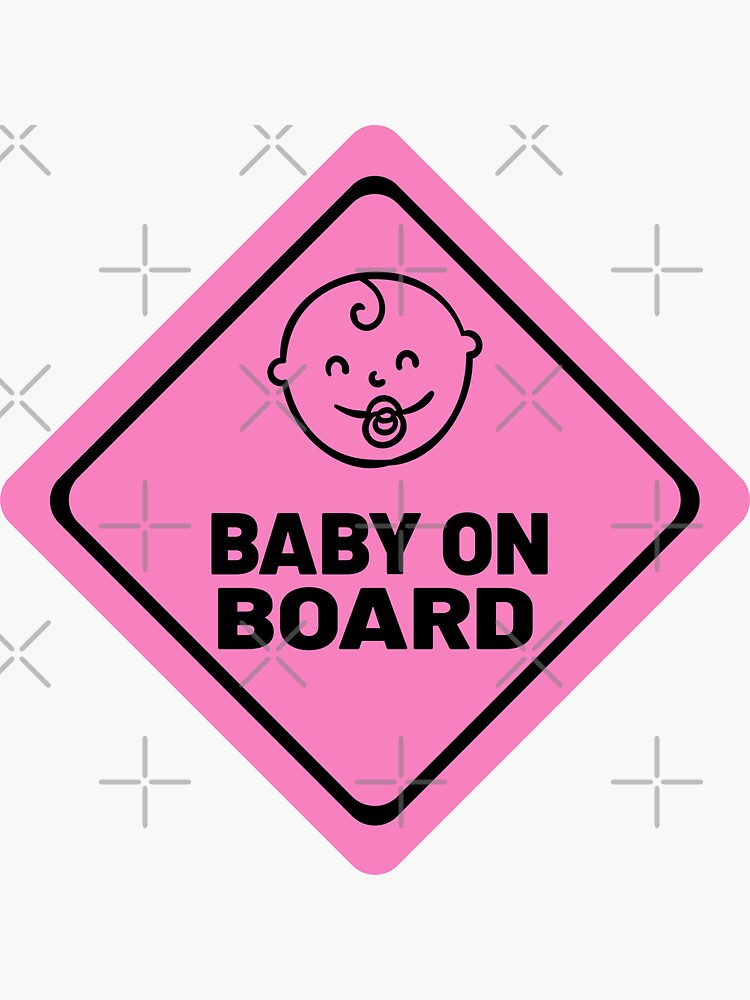 Little Lady On Board Car Decal Baby On Board Sign Little - View #4