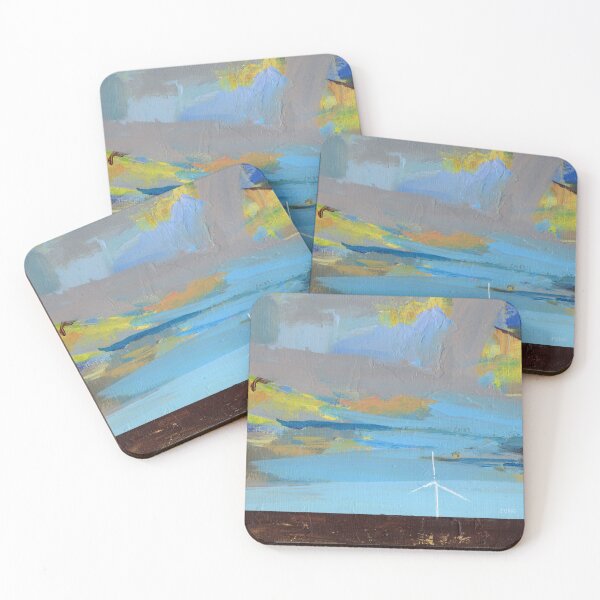 Item preview, Wind Turbine Art, Sky Painting, Like a Wind Series No.30 designed and sold by icecoolmountain.