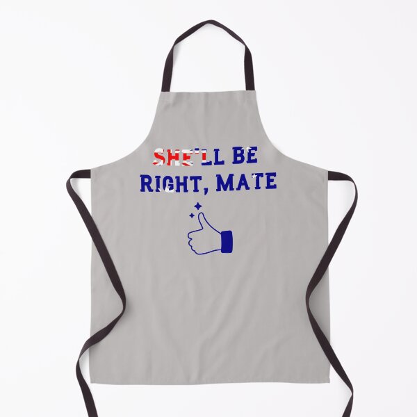 Item preview, Shell be right mate Aussie slang phrase Australian gift designed and sold by Mommaspouch.