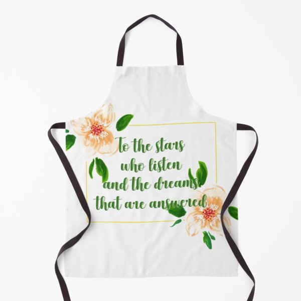 Item preview, To the stars who listen and the dreams that are answered flower quote 1 designed and sold by DoodlesFlowers.